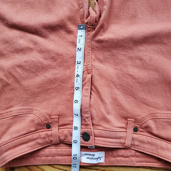 Lakeview Denim Mid Rise Salmon Skinny Jeggings Size 29 - Picture 10 of 13